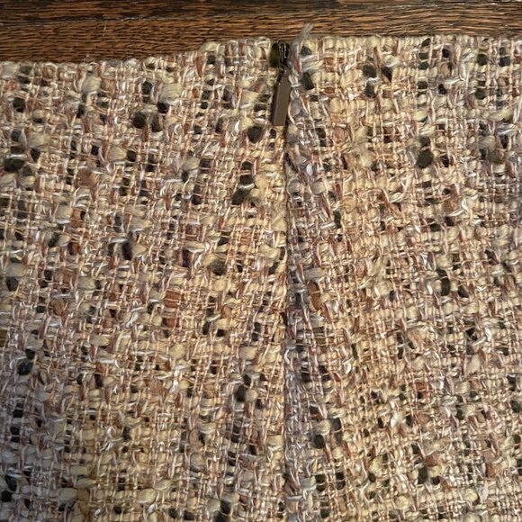 Hugo Boss Tweed Wool blend Miniskirt in Brown/Tan-Size 2 - Picture 9 of 10
